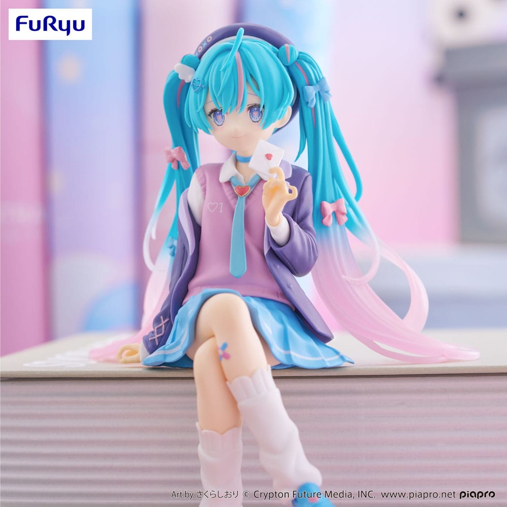 Hatsune Miku Noodle Stopper PVC Statue Hatsune Miku Love Blazer Navy Color Ver. 14 cm Prizefiguren Yokina