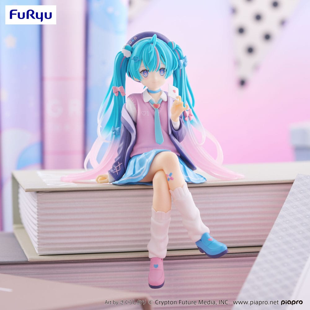 Hatsune Miku Noodle Stopper PVC Statue Hatsune Miku Love Blazer Navy Color Ver. 14 cm Prizefiguren Yokina