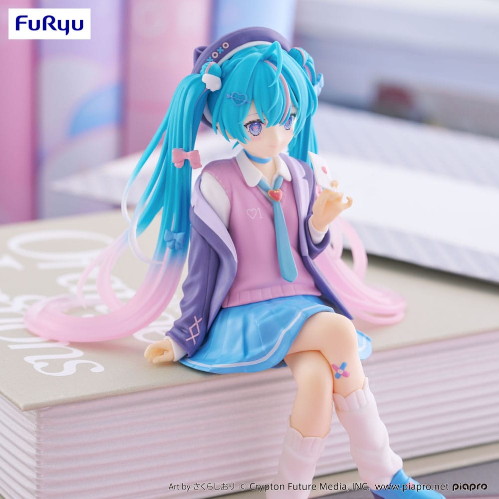 Hatsune Miku Noodle Stopper PVC Statue Hatsune Miku Love Blazer Navy Color Ver. 14 cm Prizefiguren Yokina