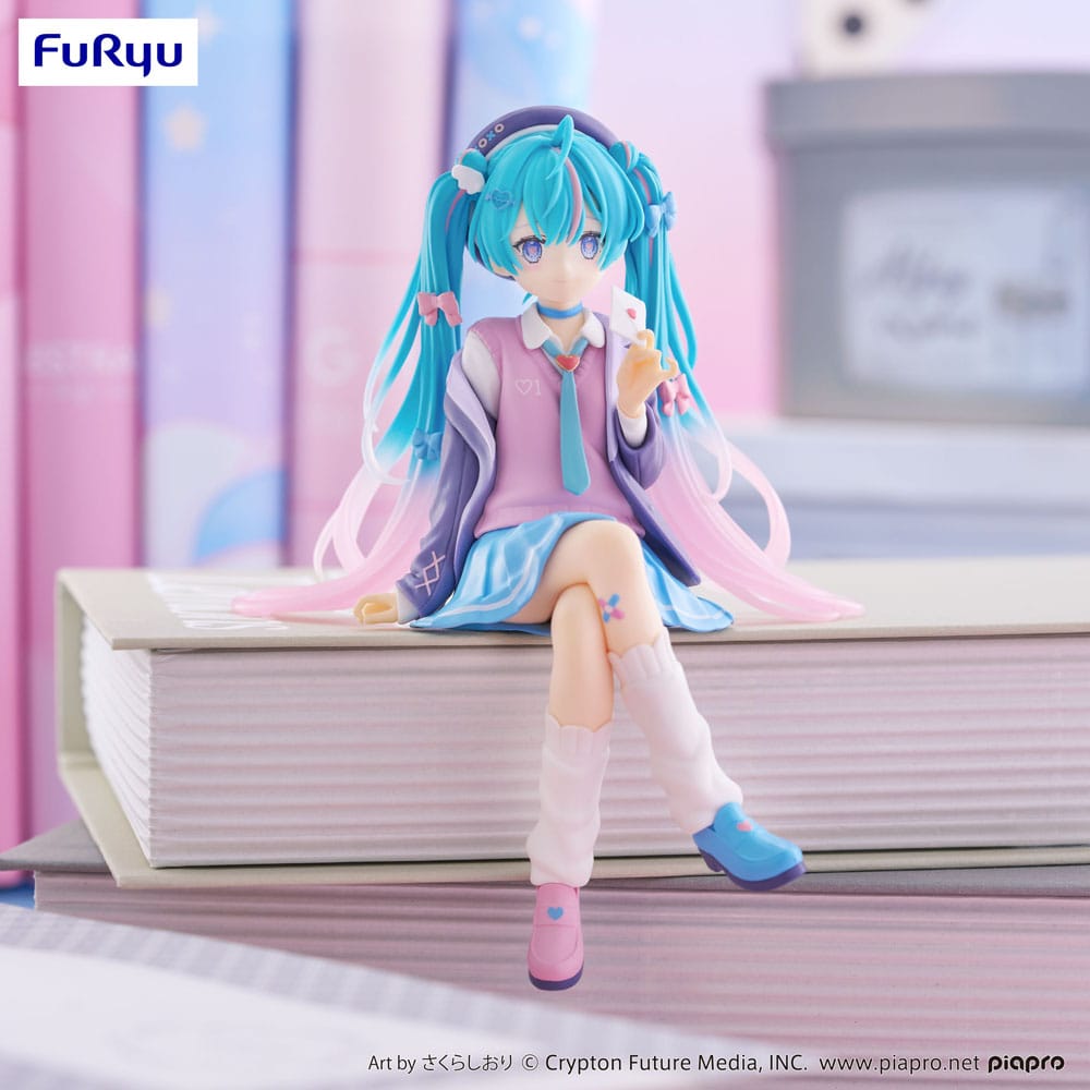 Hatsune Miku Noodle Stopper PVC Statue Hatsune Miku Love Blazer Navy Color Ver. 14 cm Prizefiguren Yokina