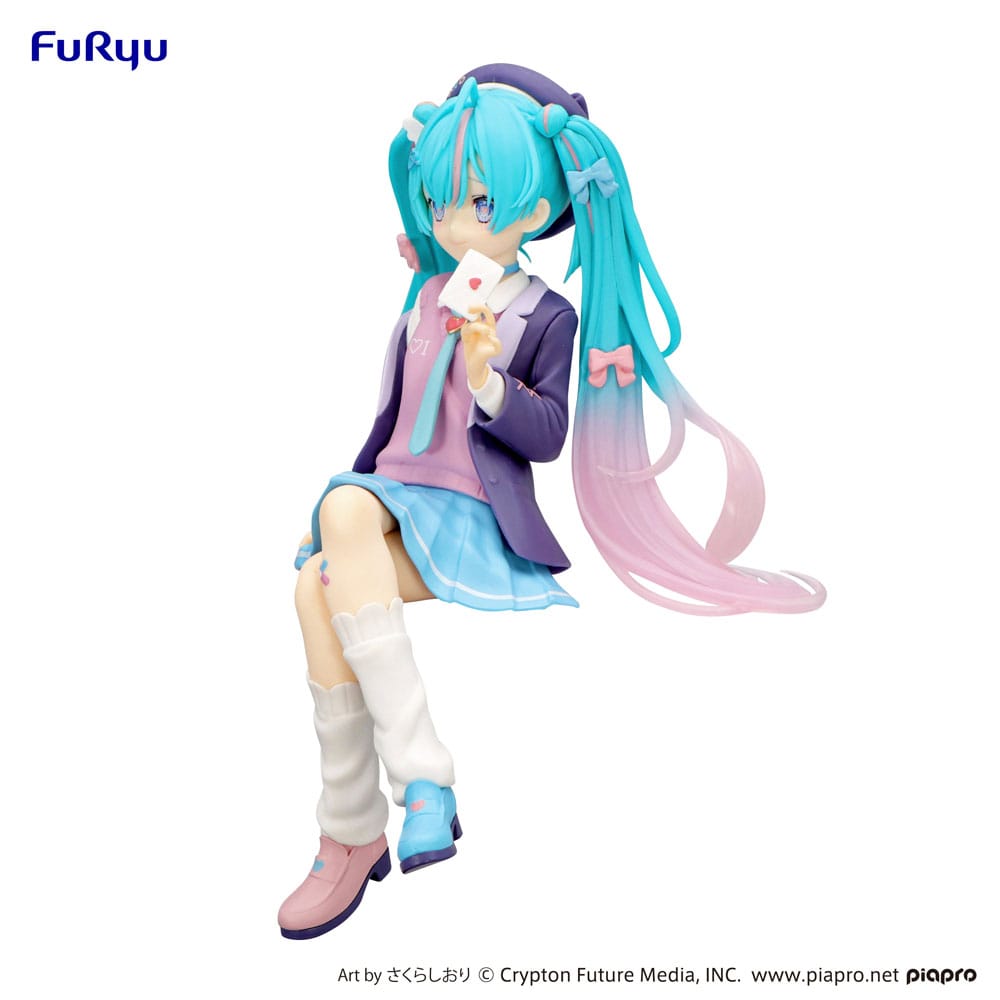 Hatsune Miku Noodle Stopper PVC Statue Hatsune Miku Love Blazer Navy Color Ver. 14 cm Prizefiguren Yokina