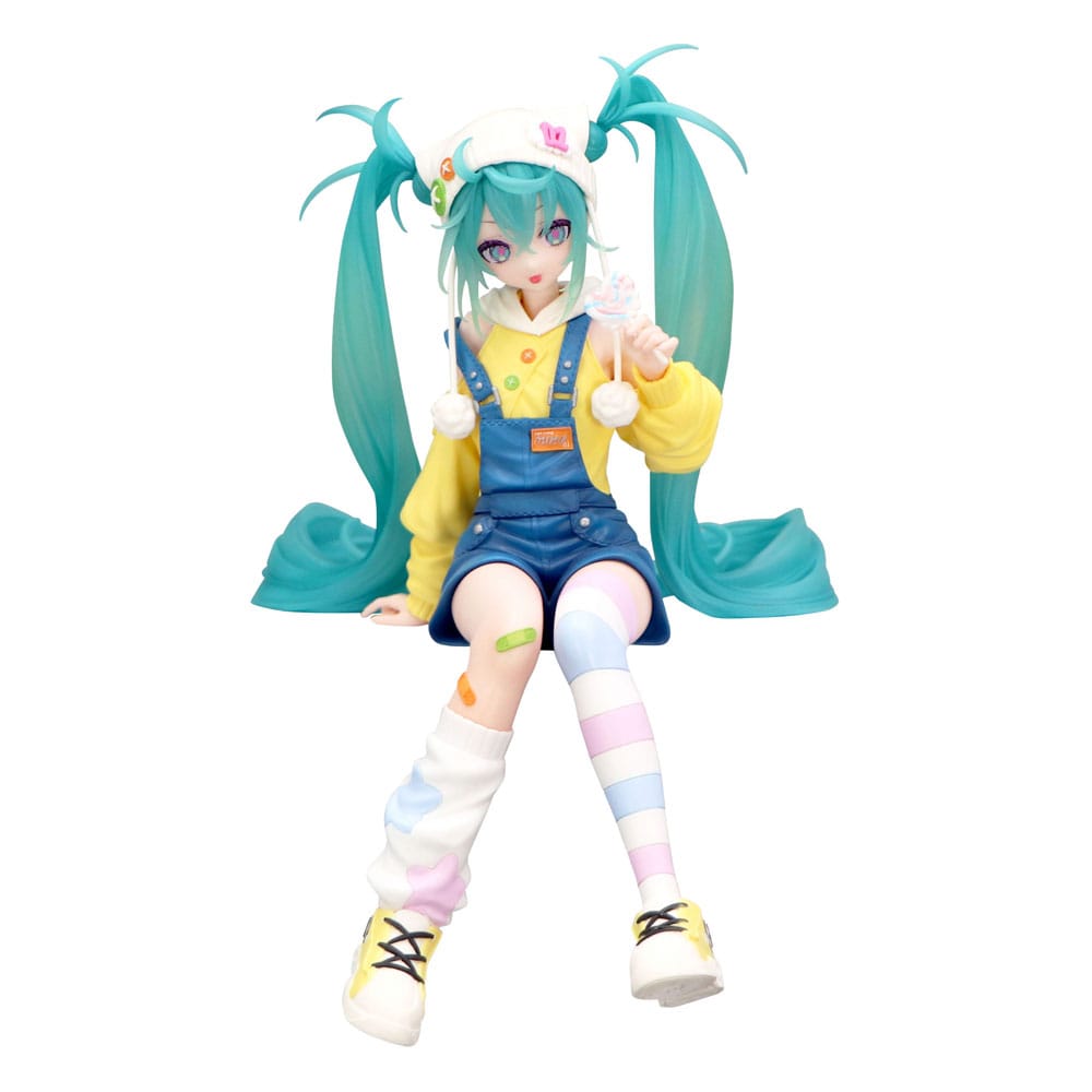 Hatsune Miku Noodle Stopper PVC Statue Hatsune Miku Lollipop 15 cm Prizefiguren Yokina
