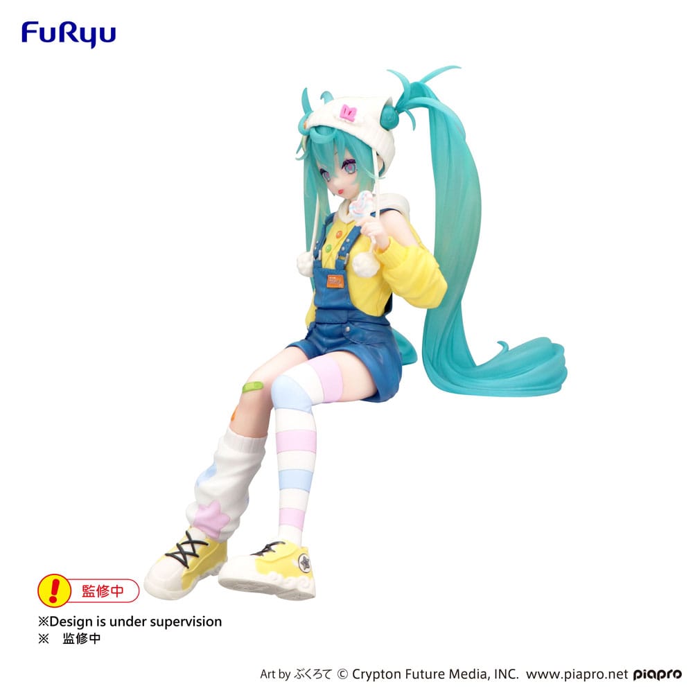 Hatsune Miku Noodle Stopper PVC Statue Hatsune Miku Lollipop 15 cm Prizefiguren Yokina