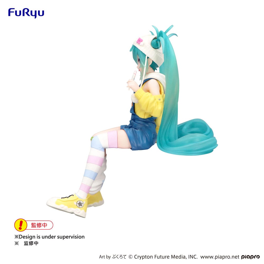 Hatsune Miku Noodle Stopper PVC Statue Hatsune Miku Lollipop 15 cm Prizefiguren Yokina
