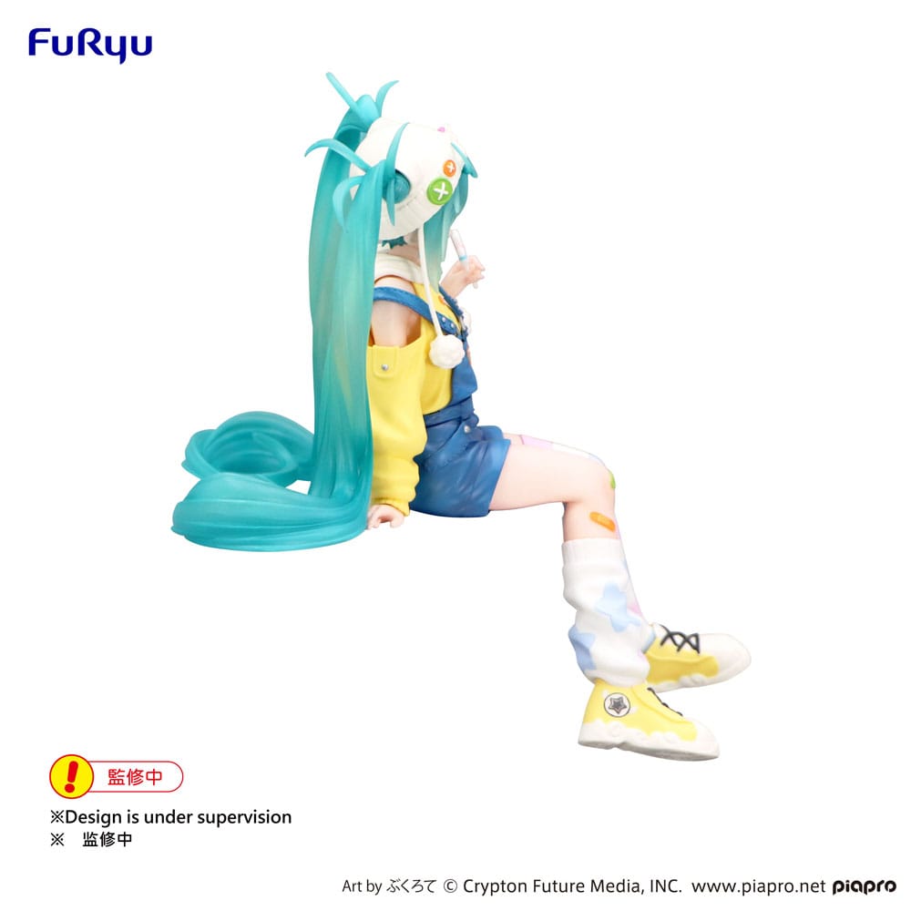 Hatsune Miku Noodle Stopper PVC Statue Hatsune Miku Lollipop 15 cm Prizefiguren Yokina