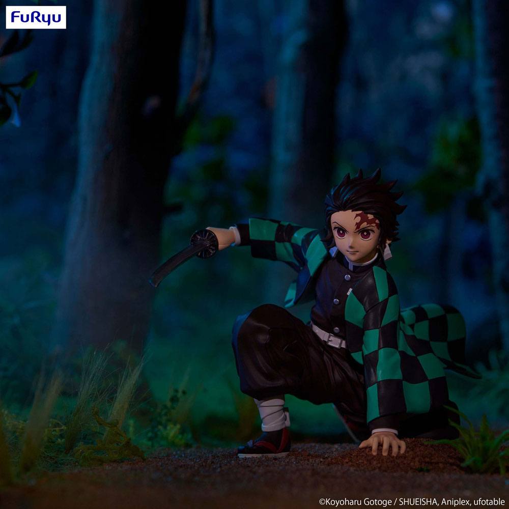 Demon Slayer: Kimetsu no Yaiba Noodle Stopper PVC Statue Kamado Tanjiro 13 cm Prizefiguren Yokina