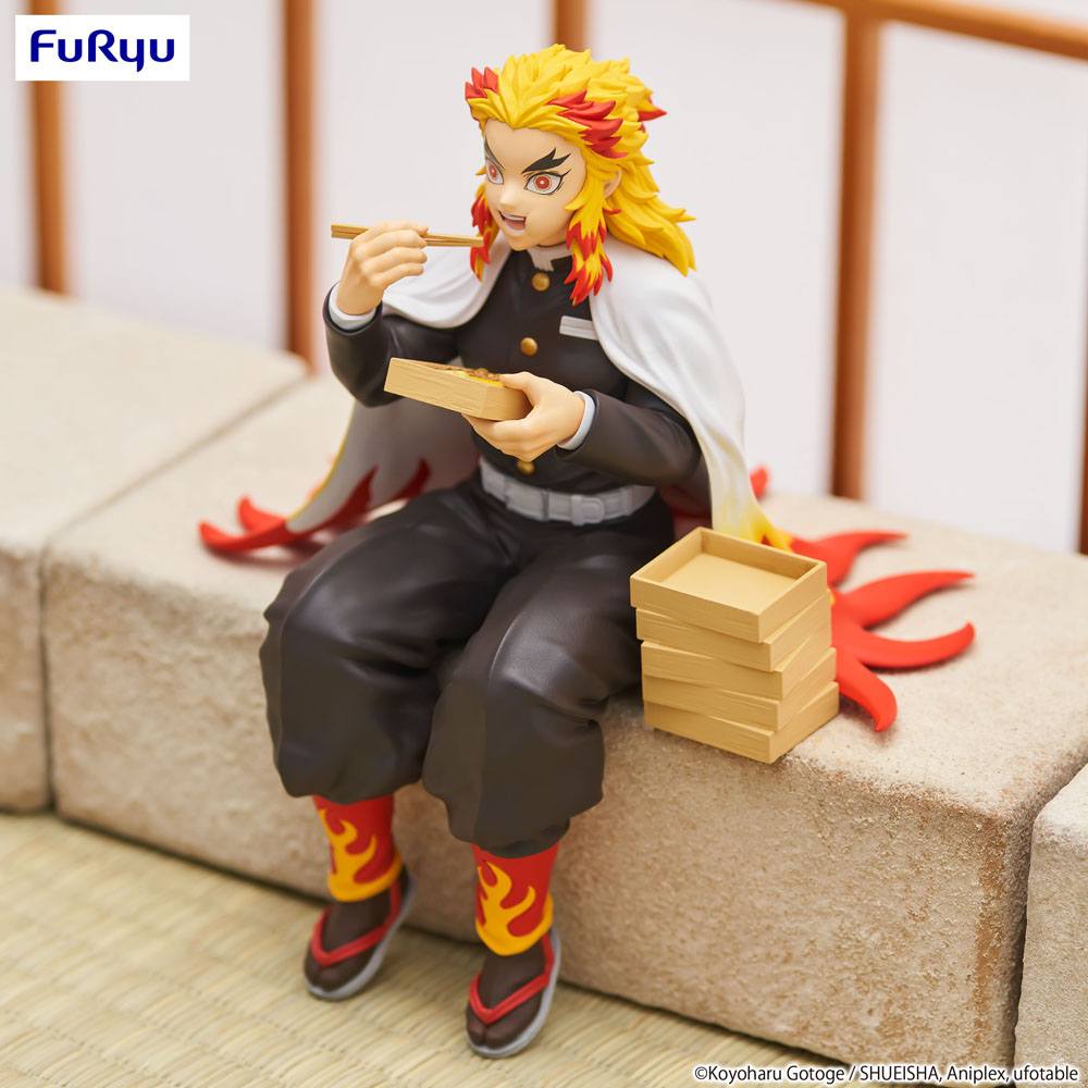 Demon Slayer: Kimetsu no Yaiba Noodle Stopper PVC Statue Rengoku Kyojuro 14 cm Prizefiguren Yokina