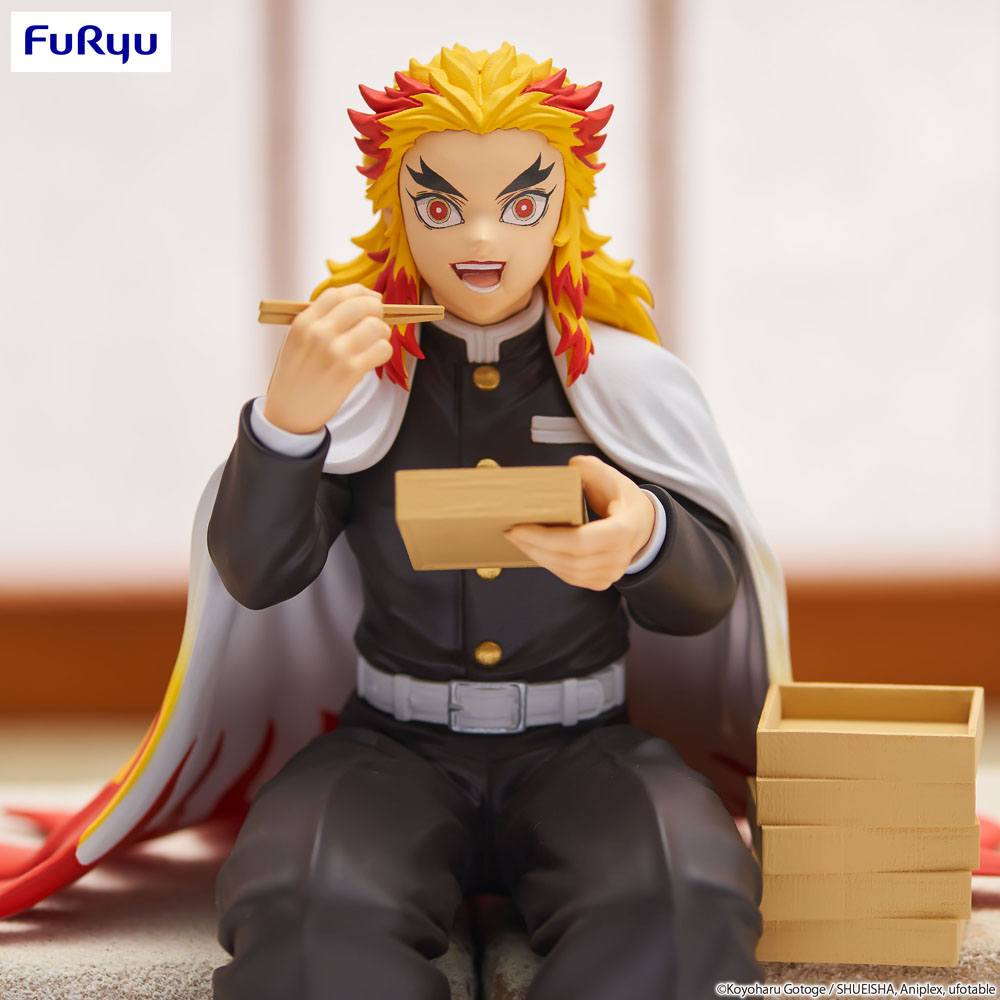 Demon Slayer: Kimetsu no Yaiba Noodle Stopper PVC Statue Rengoku Kyojuro 14 cm Prizefiguren Yokina