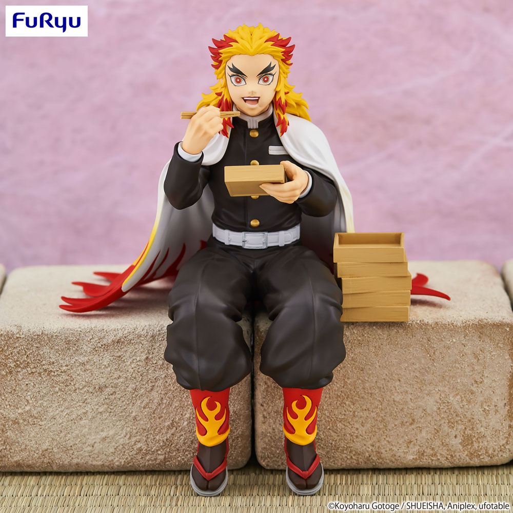 Demon Slayer: Kimetsu no Yaiba Noodle Stopper PVC Statue Rengoku Kyojuro 14 cm Prizefiguren Yokina