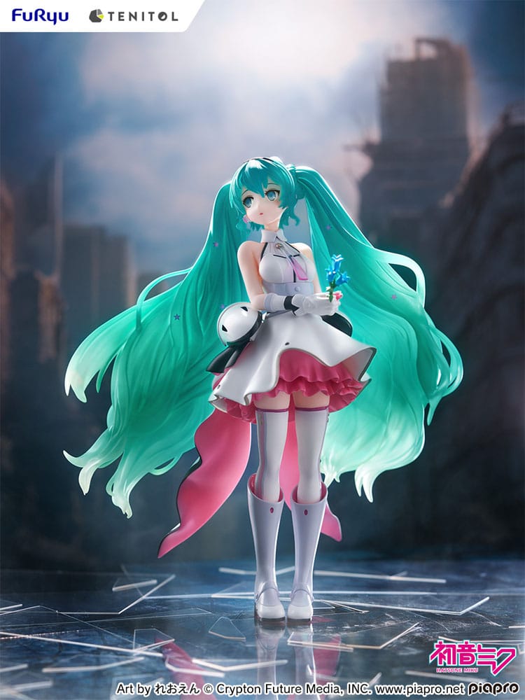 Hatsune Miku Tenitol PVC Statue Hatsune Miku Galaxy Live Ver. 21 cm Prizefiguren Yokina