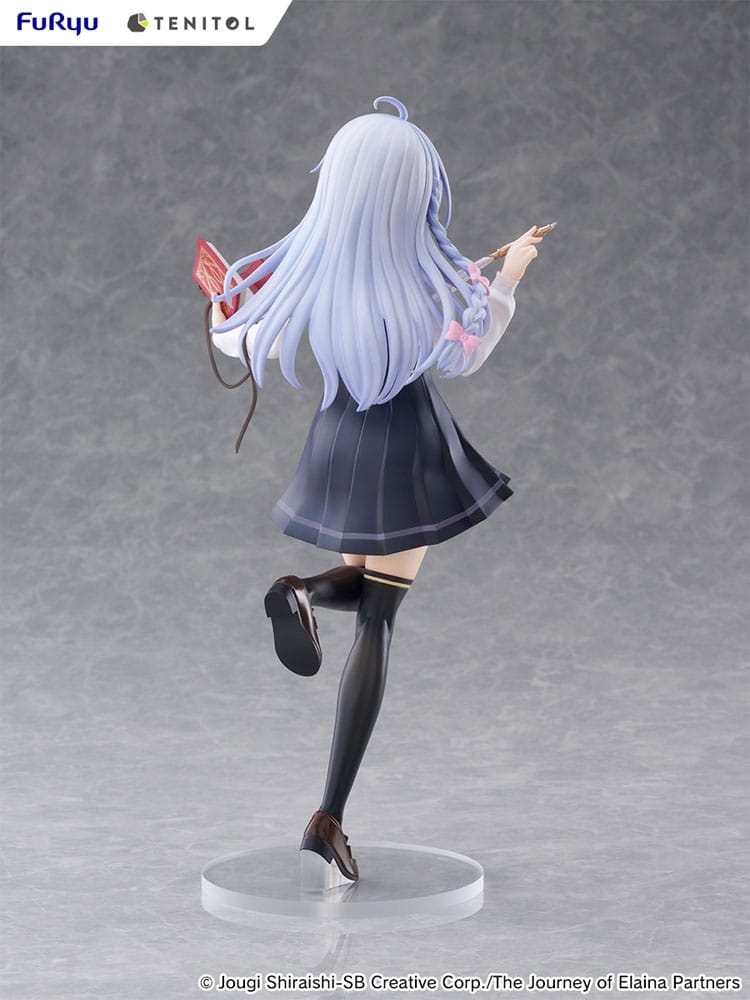 Wandering Witch: The Journey of Elaina Tenitol Tall PVC Statue Elaina School Uniform Ver. 29 cm Prizefiguren Yokina