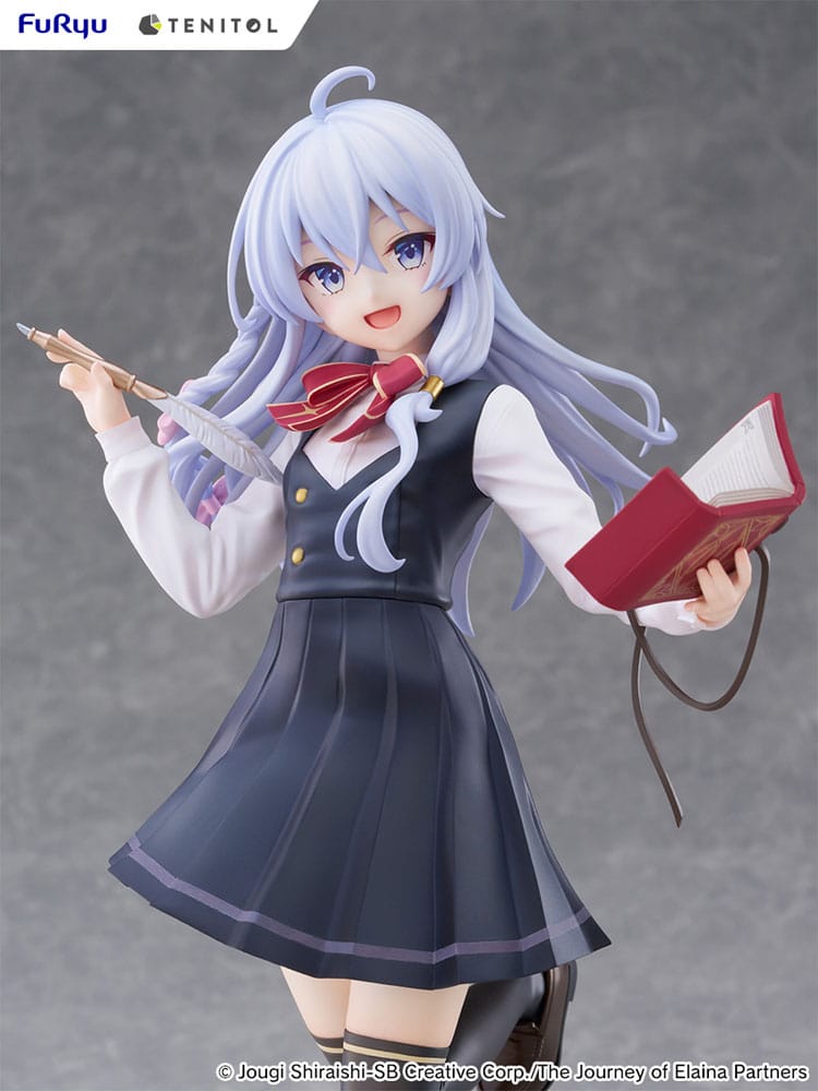 Wandering Witch: The Journey of Elaina Tenitol Tall PVC Statue Elaina School Uniform Ver. 29 cm Prizefiguren Yokina