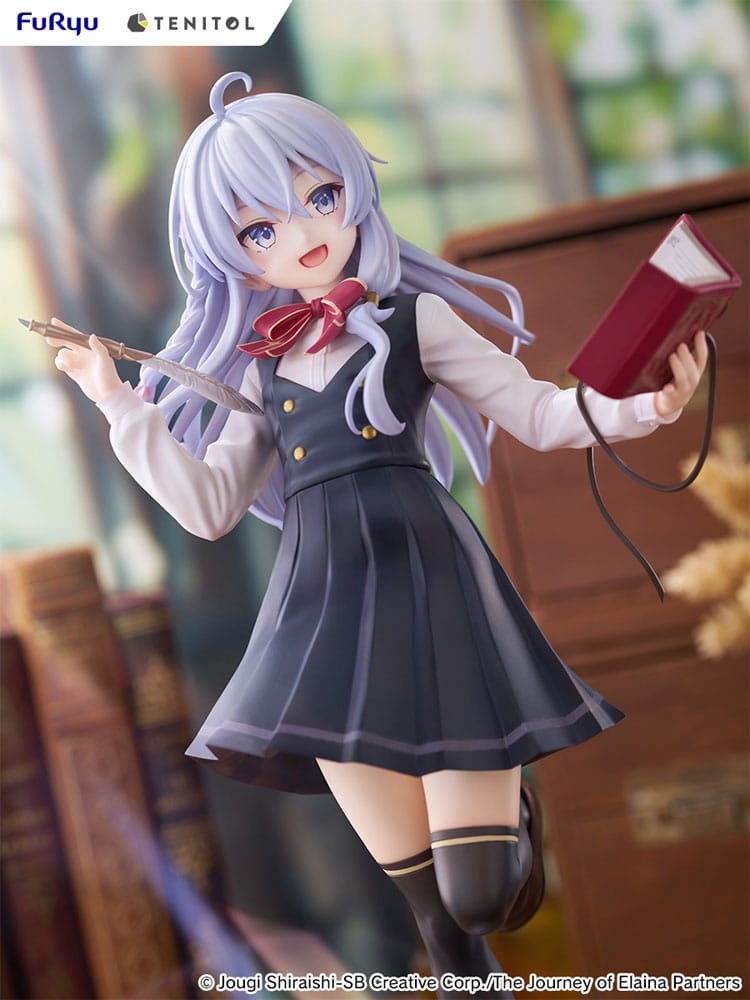 Wandering Witch: The Journey of Elaina Tenitol Tall PVC Statue Elaina School Uniform Ver. 29 cm Prizefiguren Yokina