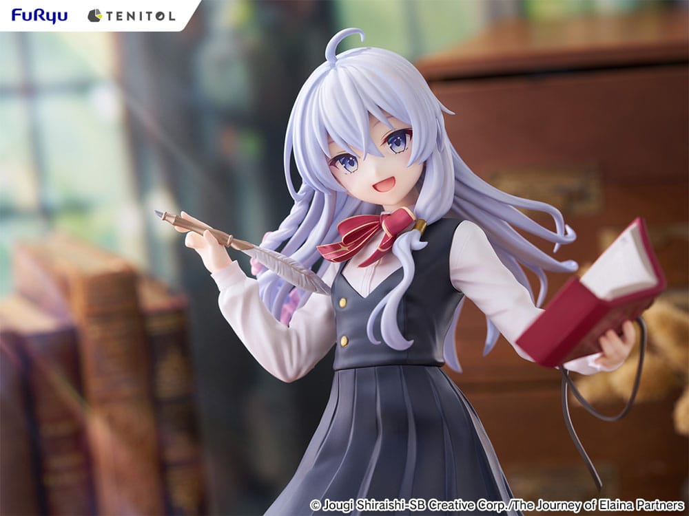 Wandering Witch: The Journey of Elaina Tenitol Tall PVC Statue Elaina School Uniform Ver. 29 cm Prizefiguren Yokina