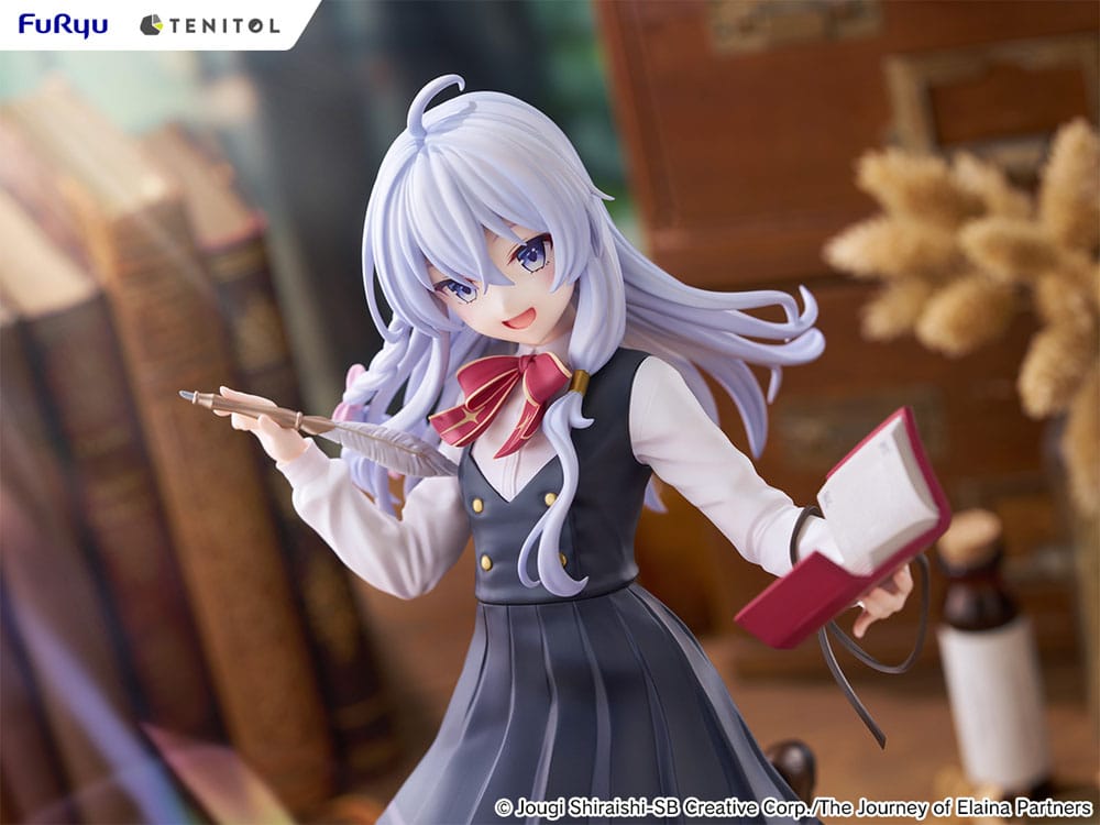 Wandering Witch: The Journey of Elaina Tenitol Tall PVC Statue Elaina School Uniform Ver. 29 cm Prizefiguren Yokina