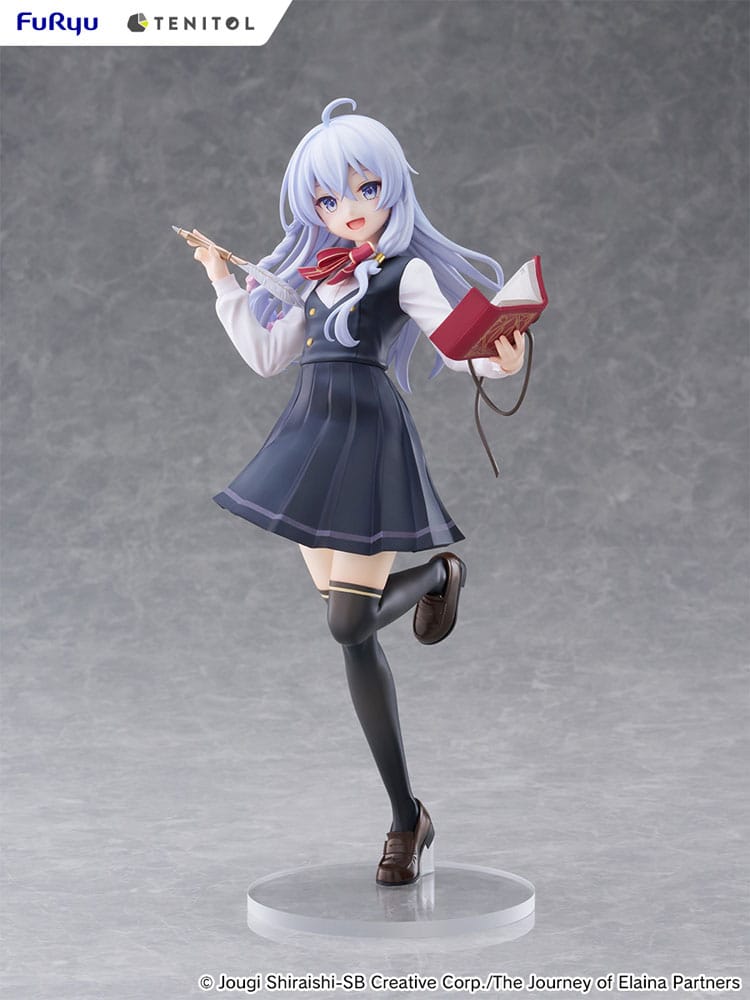 Wandering Witch: The Journey of Elaina Tenitol Tall PVC Statue Elaina School Uniform Ver. 29 cm Prizefiguren Yokina