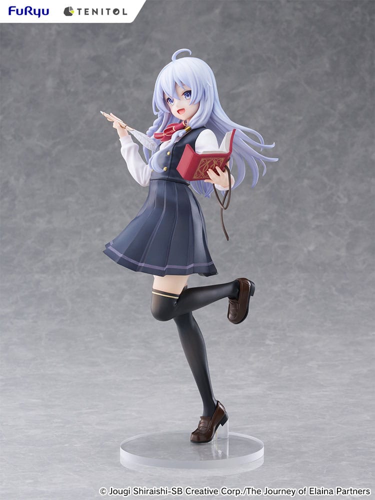 Wandering Witch: The Journey of Elaina Tenitol Tall PVC Statue Elaina School Uniform Ver. 29 cm Prizefiguren Yokina