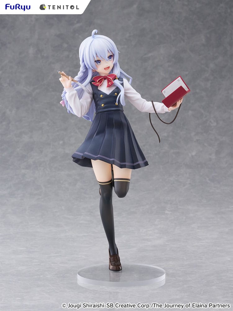 Wandering Witch: The Journey of Elaina Tenitol Tall PVC Statue Elaina School Uniform Ver. 29 cm Prizefiguren Yokina