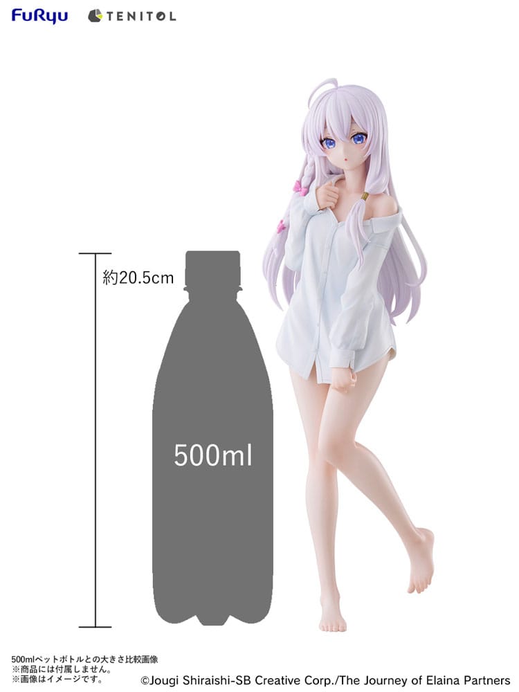 Wandering Witch: The Journey of Elaina Tenitol Tall PVC Statue Elania Shirt Ver. 30 cm Prizefiguren Yokina