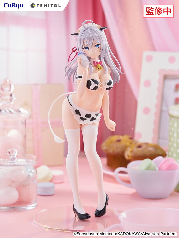 Alya Sometimes Hides Her Feelings in Russian Tenitol Tall PVC Statue Alya Cow Costume Ver. 29 cm Prizefiguren Yokina