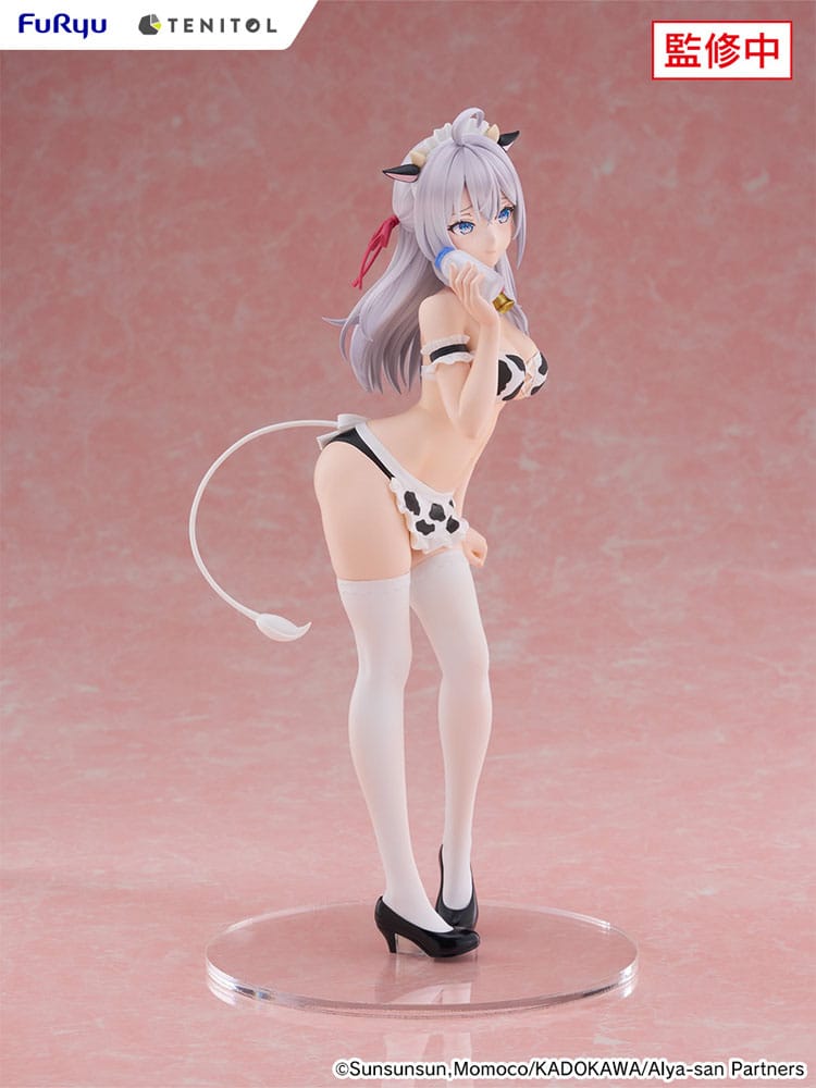 Alya Sometimes Hides Her Feelings in Russian Tenitol Tall PVC Statue Alya Cow Costume Ver. 29 cm Prizefiguren Yokina