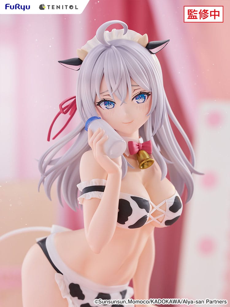 Alya Sometimes Hides Her Feelings in Russian Tenitol Tall PVC Statue Alya Cow Costume Ver. 29 cm Prizefiguren Yokina