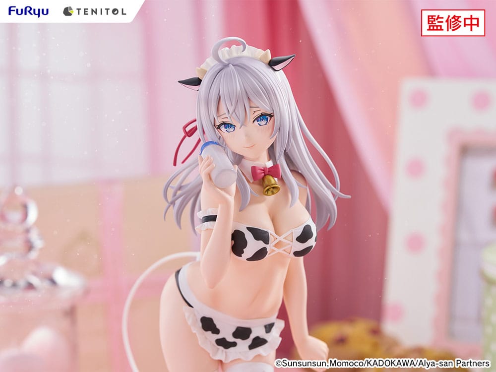 Alya Sometimes Hides Her Feelings in Russian Tenitol Tall PVC Statue Alya Cow Costume Ver. 29 cm Prizefiguren Yokina