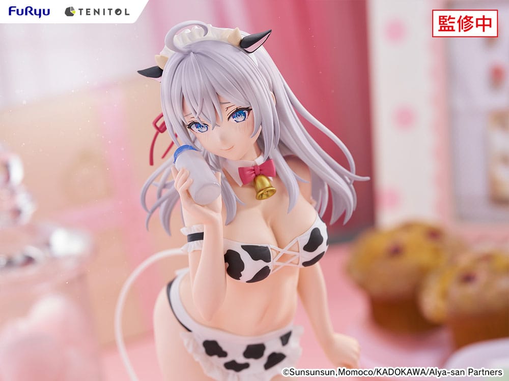 Alya Sometimes Hides Her Feelings in Russian Tenitol Tall PVC Statue Alya Cow Costume Ver. 29 cm Prizefiguren Yokina