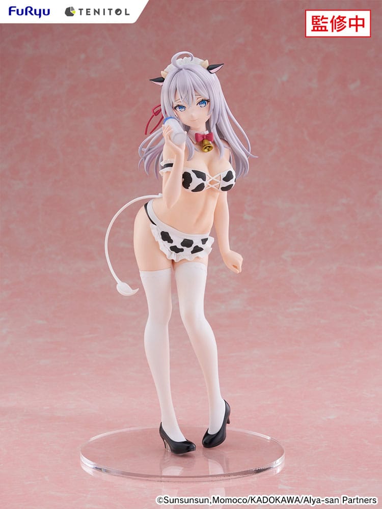 Alya Sometimes Hides Her Feelings in Russian Tenitol Tall PVC Statue Alya Cow Costume Ver. 29 cm Prizefiguren Yokina