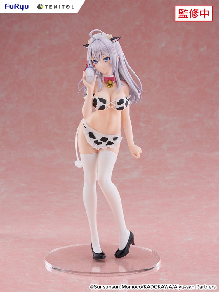 Alya Sometimes Hides Her Feelings in Russian Tenitol Tall PVC Statue Alya Cow Costume Ver. 29 cm Prizefiguren Yokina