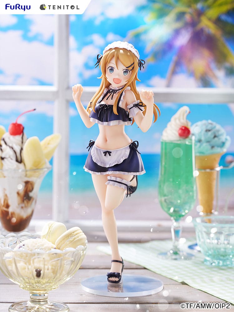 Ore no Imouto ga Konna ni Kawaii Wake ga Nai. Tenitol Tall PVC Statue Kousaka Kirino swimsuits maid Ver. 30 cm Prizefiguren Yokina