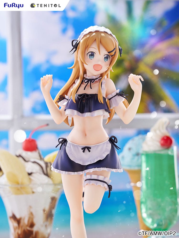 Ore no Imouto ga Konna ni Kawaii Wake ga Nai. Tenitol Tall PVC Statue Kousaka Kirino swimsuits maid Ver. 30 cm Prizefiguren Yokina
