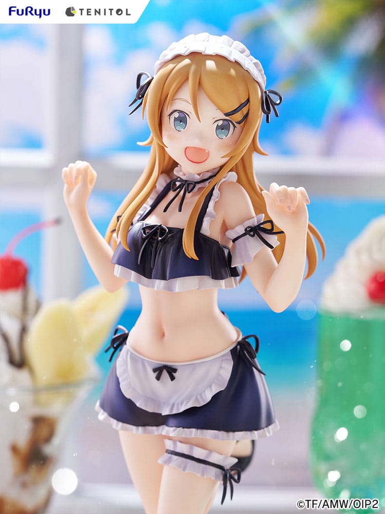 Ore no Imouto ga Konna ni Kawaii Wake ga Nai. Tenitol Tall PVC Statue Kousaka Kirino swimsuits maid Ver. 30 cm Prizefiguren Yokina