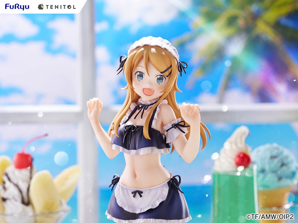 Ore no Imouto ga Konna ni Kawaii Wake ga Nai. Tenitol Tall PVC Statue Kousaka Kirino swimsuits maid Ver. 30 cm Prizefiguren Yokina