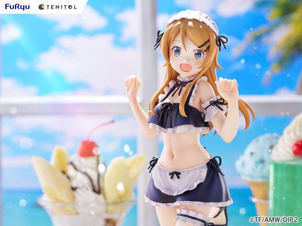 Ore no Imouto ga Konna ni Kawaii Wake ga Nai. Tenitol Tall PVC Statue Kousaka Kirino swimsuits maid Ver. 30 cm Prizefiguren Yokina