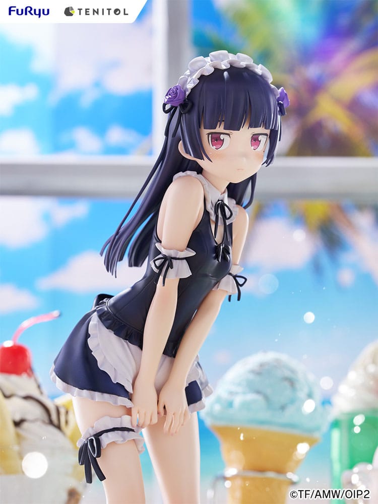 Ore no Imouto ga Konna ni Kawaii Wake ga Nai. Tenitol Tall PVC Statue Kuroneko swimsuits maid Ver. 27 cm Prizefiguren Yokina