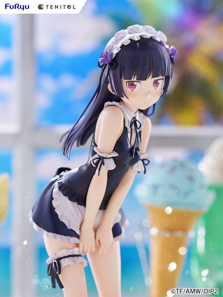 Ore no Imouto ga Konna ni Kawaii Wake ga Nai. Tenitol Tall PVC Statue Kuroneko swimsuits maid Ver. 27 cm Prizefiguren Yokina