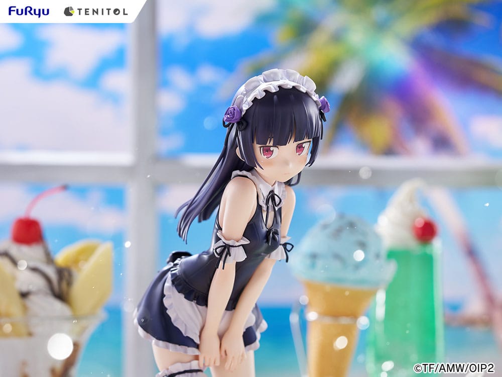 Ore no Imouto ga Konna ni Kawaii Wake ga Nai. Tenitol Tall PVC Statue Kuroneko swimsuits maid Ver. 27 cm Prizefiguren Yokina