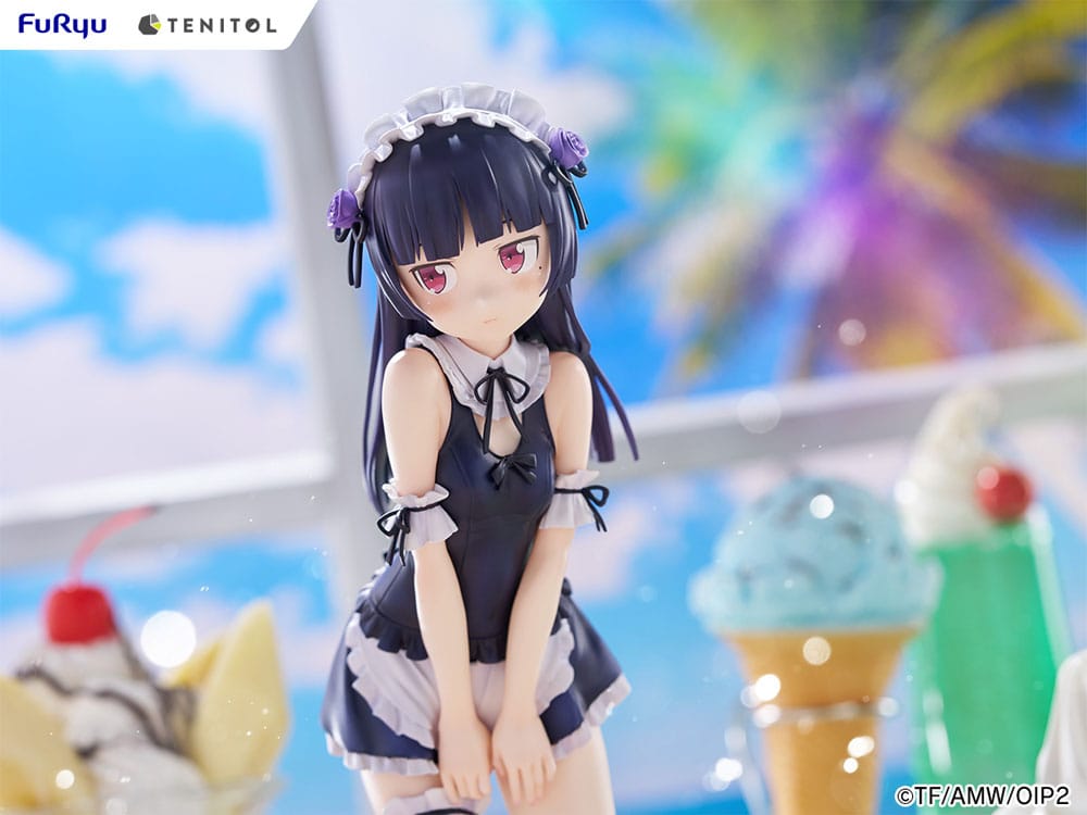 Ore no Imouto ga Konna ni Kawaii Wake ga Nai. Tenitol Tall PVC Statue Kuroneko swimsuits maid Ver. 27 cm Prizefiguren Yokina