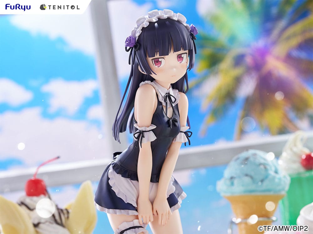 Ore no Imouto ga Konna ni Kawaii Wake ga Nai. Tenitol Tall PVC Statue Kuroneko swimsuits maid Ver. 27 cm Prizefiguren Yokina