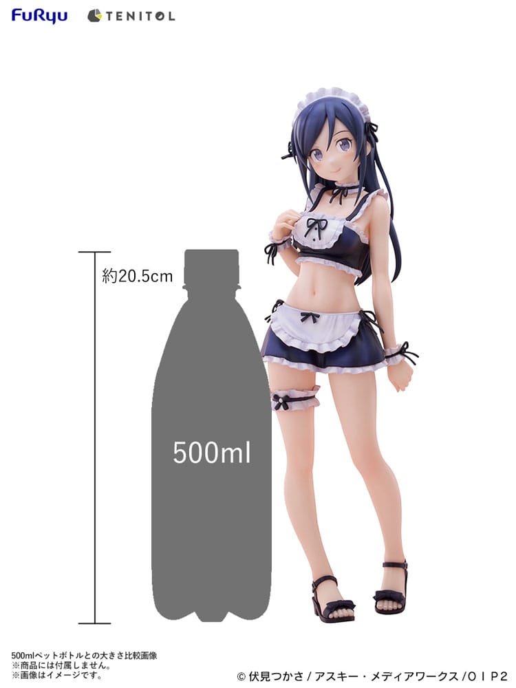 Ore no Imouto ga Konna ni Kawaii Wake ga Nai. Tenitol Tall PVC Statue Aragaki Ayase swimsuits maid Ver. 30 cm Prizefiguren Yokina
