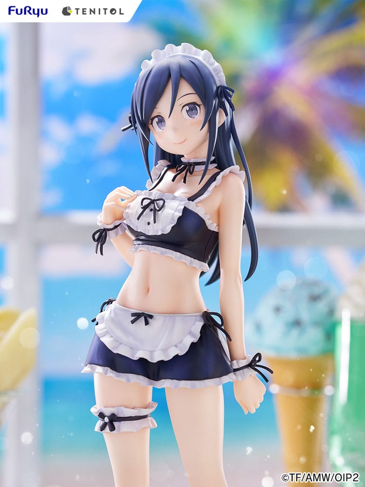 Ore no Imouto ga Konna ni Kawaii Wake ga Nai. Tenitol Tall PVC Statue Aragaki Ayase swimsuits maid Ver. 30 cm Prizefiguren Yokina