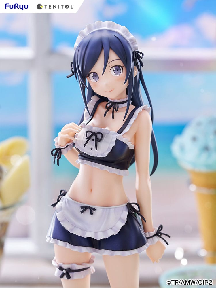Ore no Imouto ga Konna ni Kawaii Wake ga Nai. Tenitol Tall PVC Statue Aragaki Ayase swimsuits maid Ver. 30 cm Prizefiguren Yokina