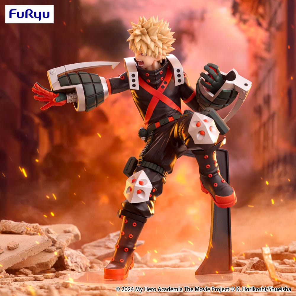 My Hero Academia: You're Next Trio-Try-iT PVC Statue Katsuki Bakugo 21 cm Prizefiguren Yokina