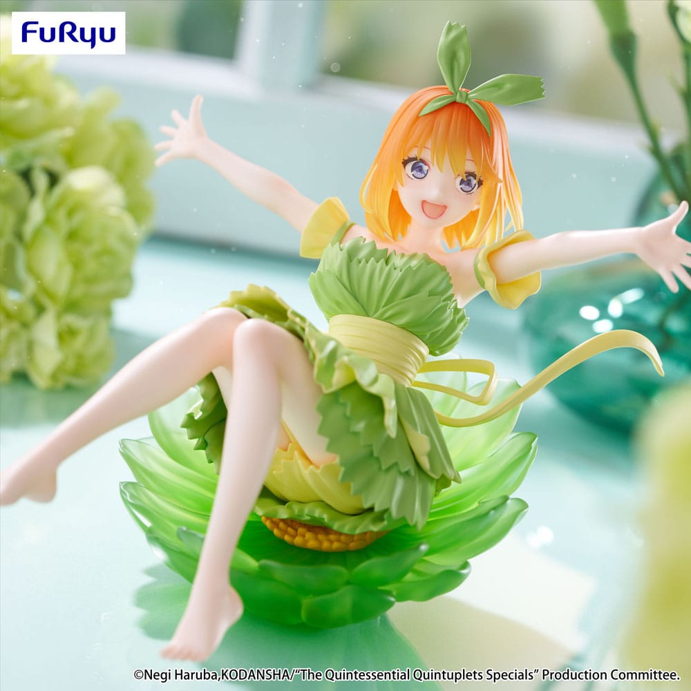 The Quintessential Quintuplets Specials Bloo-me! PVC Statue Nakano Yotsuba 11 cm Prizefiguren Yokina