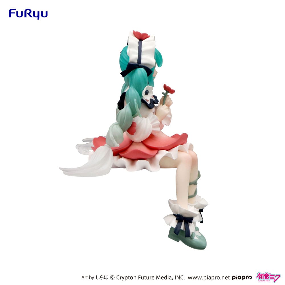 Hatsune Miku Noodle Stopper PVC Statue Hatsune Miku Flower Fairy Anemone 14 cm Prizefiguren Yokina
