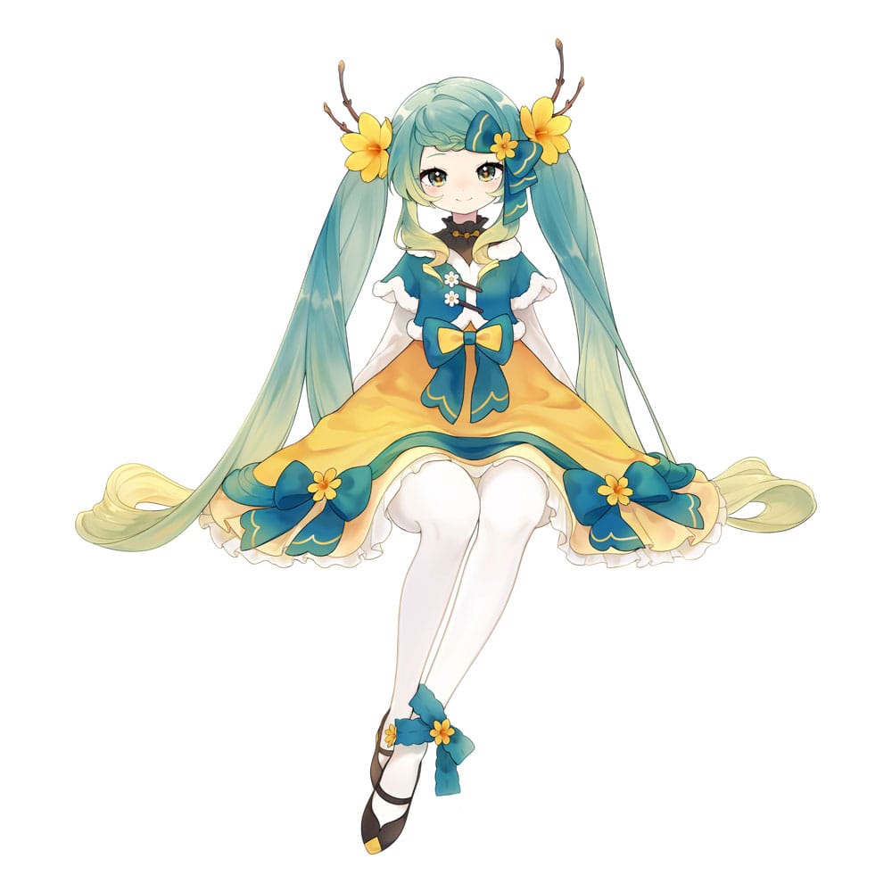 Hatsune Miku Noodle Stopper PVC Statue Hatsune Miku 2025 Chinese New Year Ver. 14 cm Prizefiguren Yokina