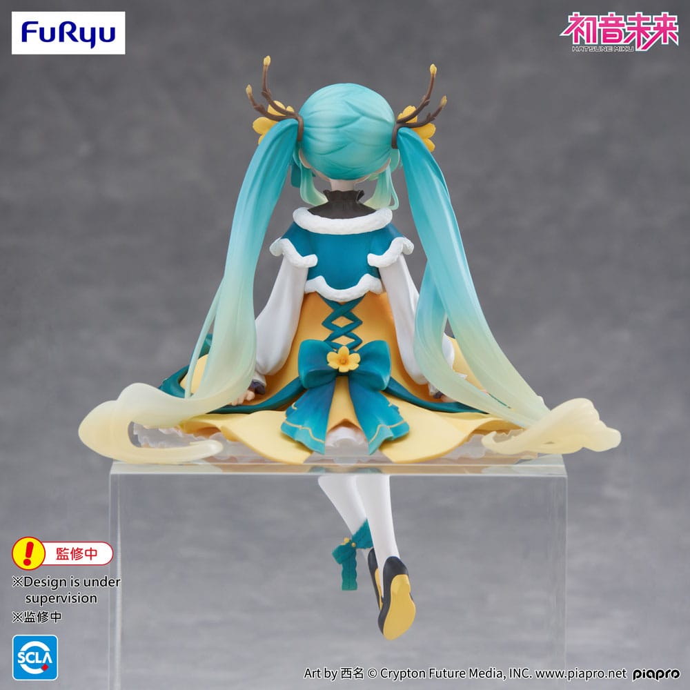 Hatsune Miku Noodle Stopper PVC Statue Hatsune Miku 2025 Chinese New Year Ver. 14 cm Prizefiguren Yokina