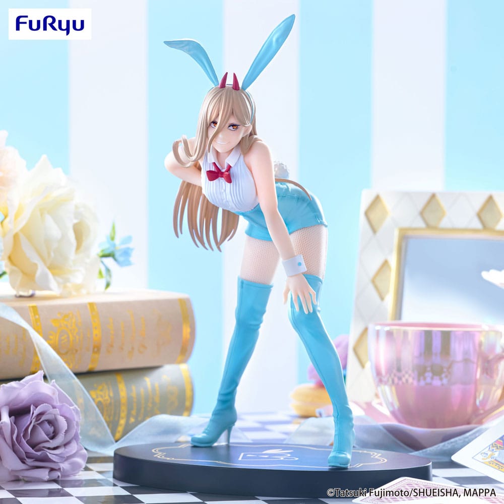Chainsaw Man BiCute Bunnies PVC Statue Power Light Blue Color Ver. 30 cm Prizefiguren Yokina