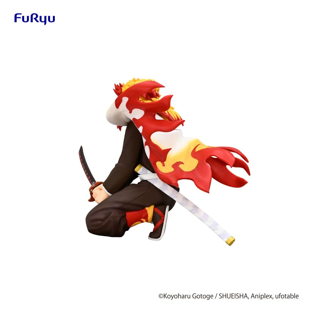 Demon Slayer: Kimetsu no Yaiba Noodle Stopper PVC Statue Rengoku Kyojuro Battle Ver. 10 cm Prizefiguren Yokina